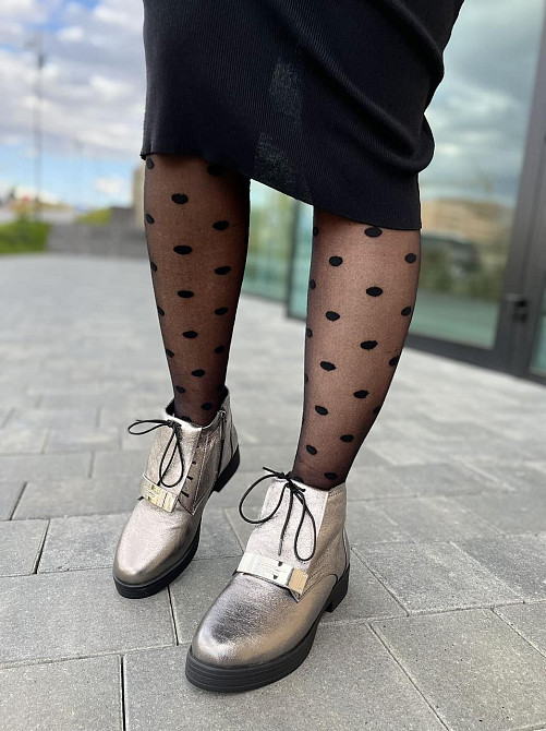 Olli Ботинки OLLI графит натуральная кожа зима 36р.-23.5см. 37р.-24см. (3257) Коломыя - изображение 1