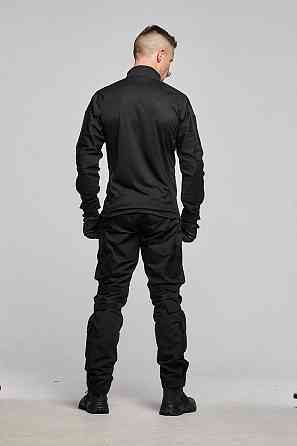 Військові чорні чоловічі літні штани , літні штурмові ріп-стоп штани койот для зсу Львів