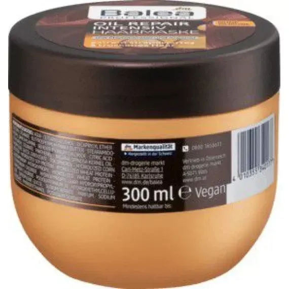 Восстанавливающая интенсивная маска для волос Balea, 300 мл. (Германия) Balea Professional Haarmaske Львов - изображение 2
