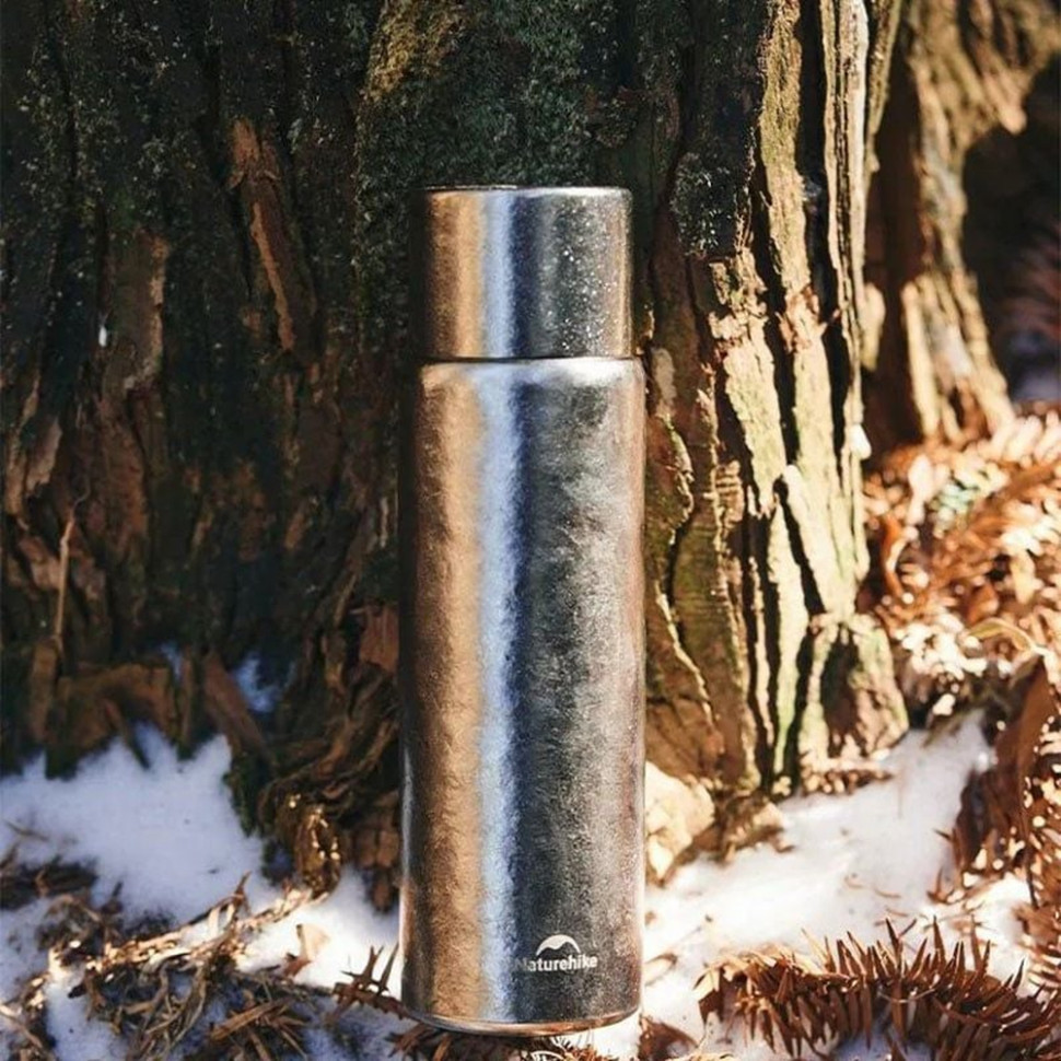 Термос титановий з чохлом Naturehike CNK230CF012 600 ml Київ - фото 5