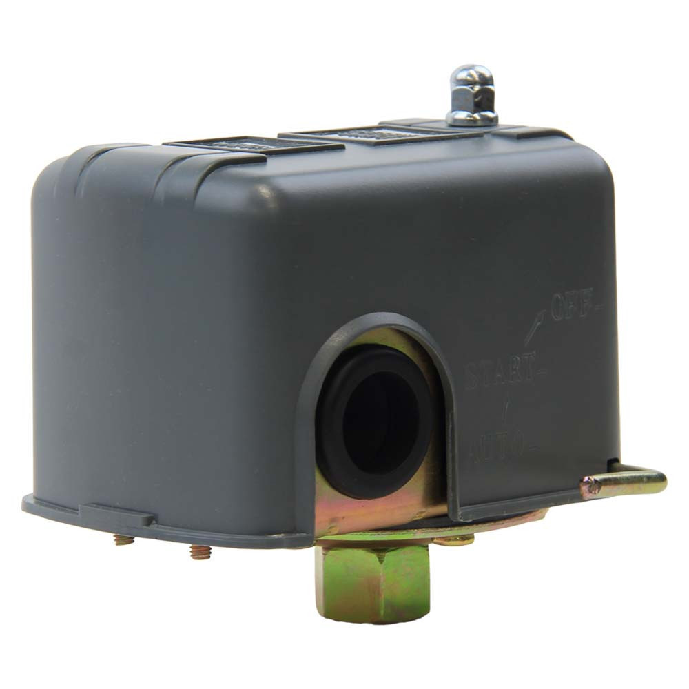 Реле давления сухого хода 1.5кВт 1.4-2.8 бар прямой угол (гайка) WETRON (779732) Ровно - изображение 1