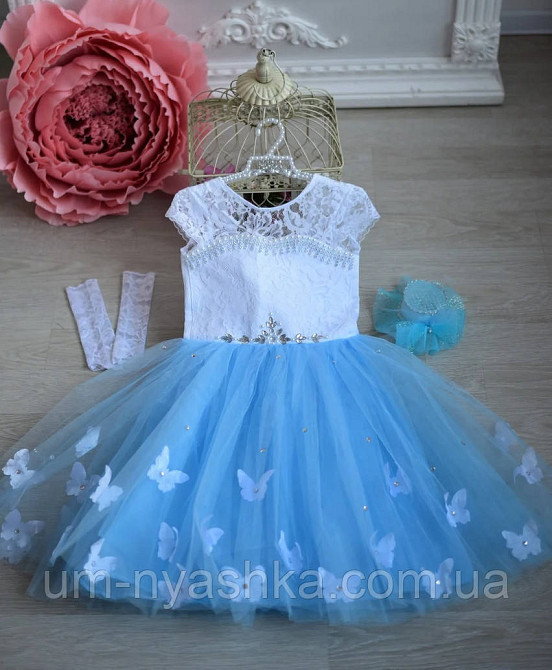 Детские нарядные платья с бабочками на 5-7 лет Кривой Рог - изображение 7