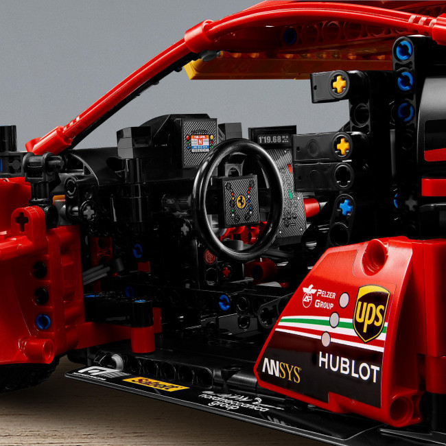 Конструктор Ferrari 488 GTE, 1677 деталей совместимый с Lego technic лего феррари (42125) Запорожье - изображение 3