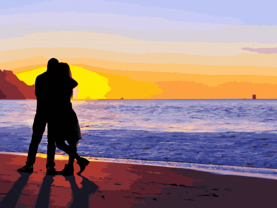 Картина за номерами. Art Craft "Закохані на узбережжі" 40 * 50 см 10212-AC Вінниця