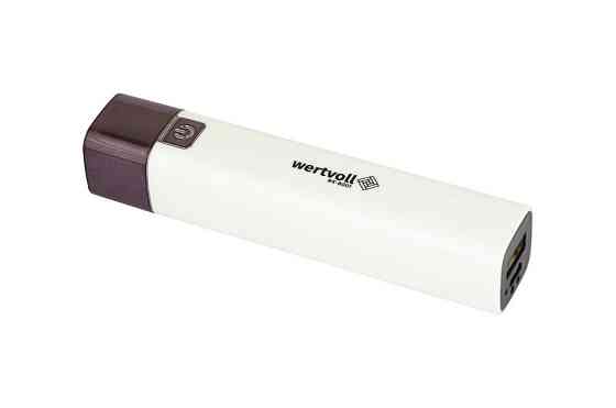 WERTVOLL Ліхтар WERTVOLL 3 режими LED Li-ion 1200 mAh/t 7000 K/80 lum powerbank ABS 122х25 мм W Коломия