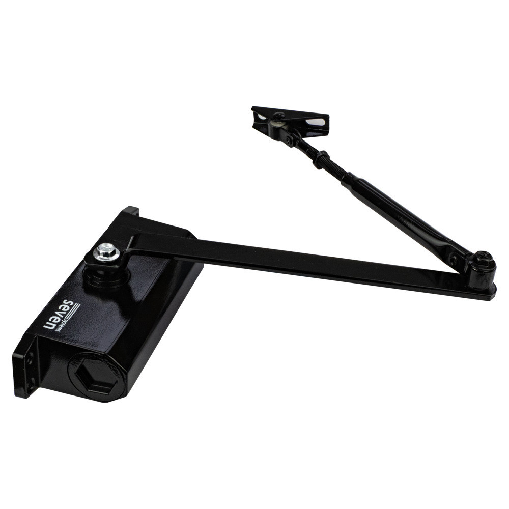 Дотягувач дверей від 40 до 65 кг SEVEN DC-7742 black Київ - фото 5