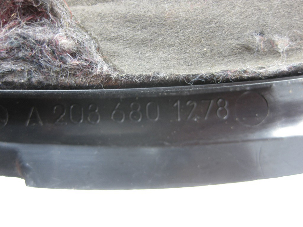 Mercedes-Benz  A2036801278 9051 Кришка правого торця панелі приладів чорна C-Class W203 Одеса - фото 8