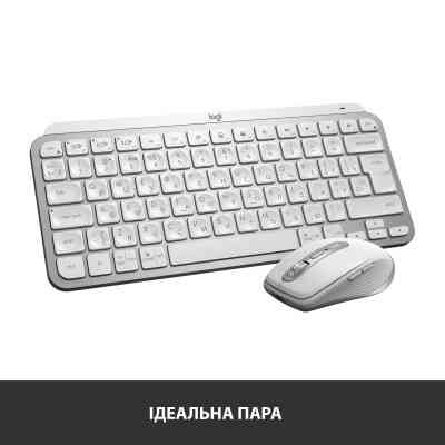 Клавіатура Logitech MX Keys Mini Wireless Illuminated UA Pale Grey (920-010499) Вінниця
