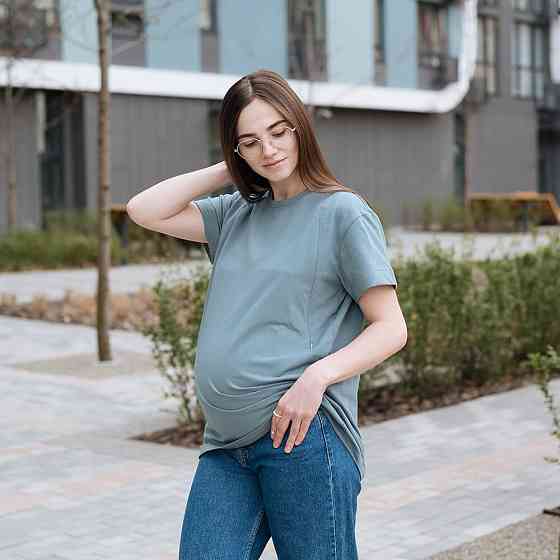 Футболка оверсайз для вагітних та годуючих Київ