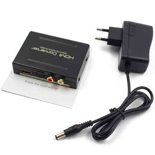 HDMI-конвертер с извлечением аудио, SPDIF, Toslink, RCA цифровой и аналоговый многоканальный звук, Full HD Киев