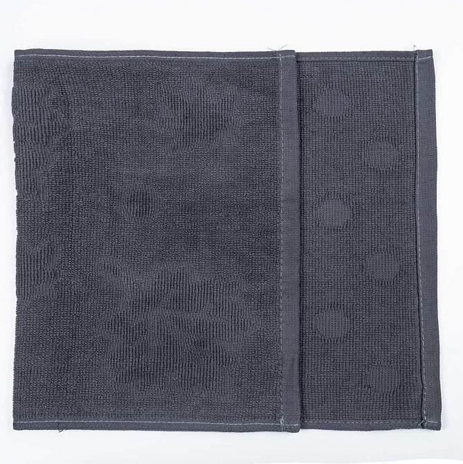 Кухонна жакардова серветка GM Textile 25х45 см 380 г/м2 (Сірий) Суми - фото 3