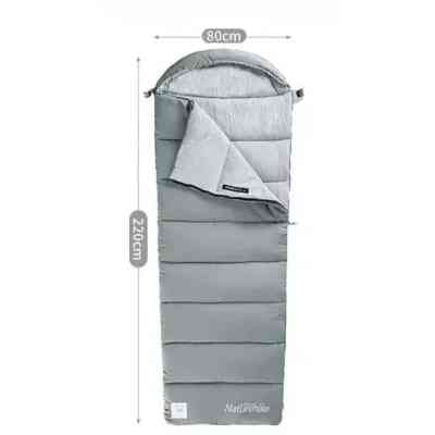 Спальный мешок Naturehike з капюшоном із мішком для зберігання M300 CNK2350WS023, сірий, правий (6927595775981) Вінниця