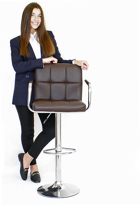 Барный стул Hoker Just Sit ASTANA регулируемый стульчик кресло для кухни, барной стойки Киев - изображение 5