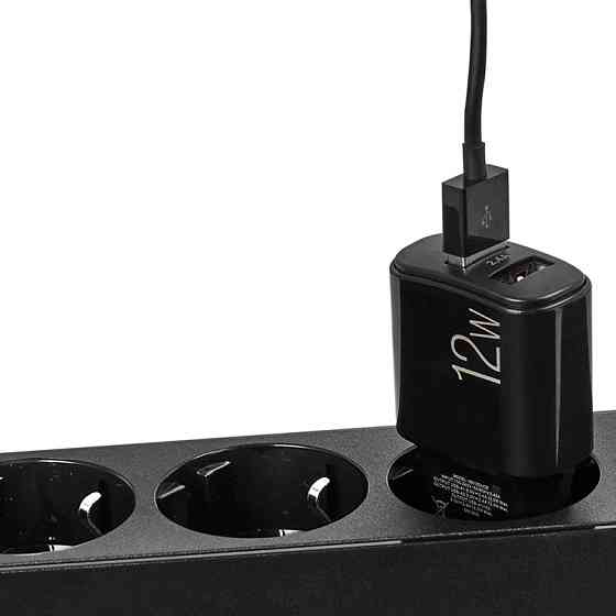 Сетевое зарядное устройство Brevia ePower 12W 2xUSB-A черный Львов