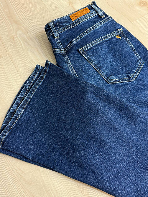 Джинси жіночі Sherocco 7034 кльош від коліна висока посадка стрейчеві сині, синій, 29, 29, 74 см, 100 см Київ - фото 8