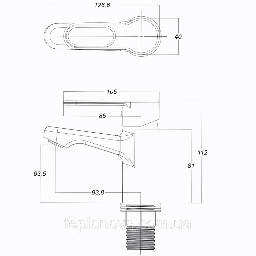 Змішувач для умивальника Globus Lux Dolly GLD-0401 Чернівці - фото 2