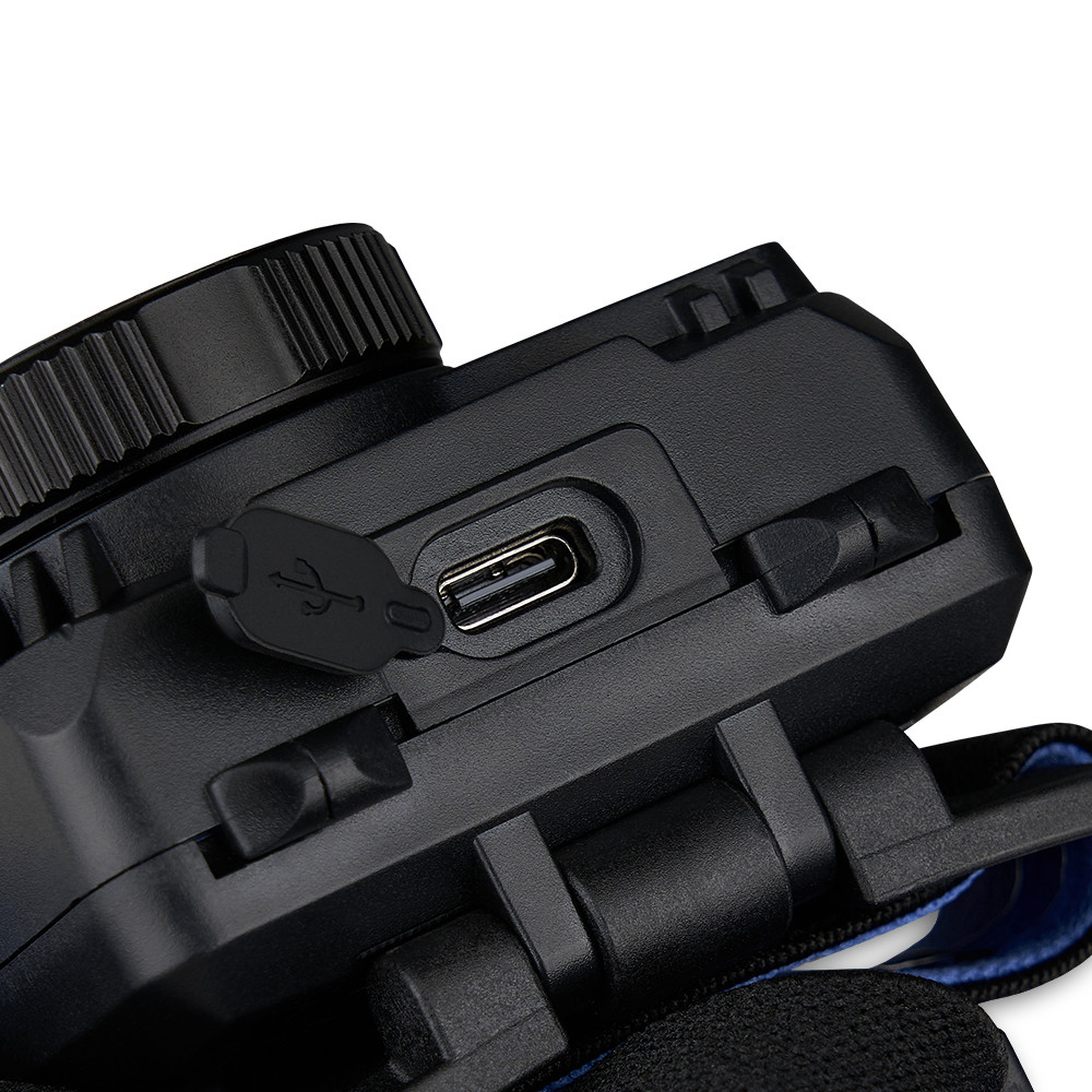 Ліхтар налобний Brevia 550Lm, 3W CREE XPG+COB, 1200mAh/3xAAA, Zoom, з сенсором білий/червоний Львів - фото 7