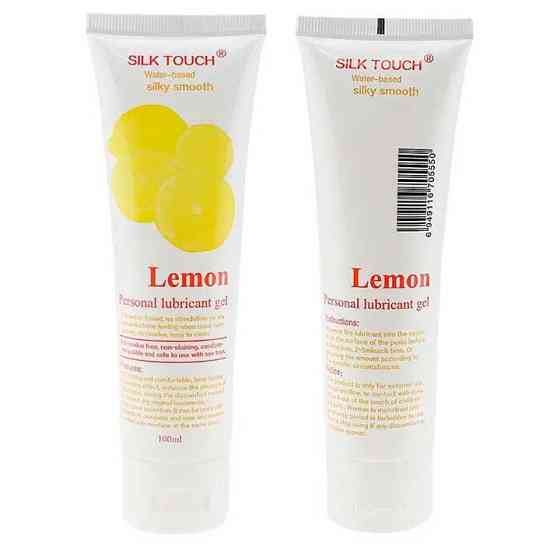 Лубрикант на водній основі "Silk Touch Lemon" 100 мл - Лимон - Інтимна змазка Вінниця