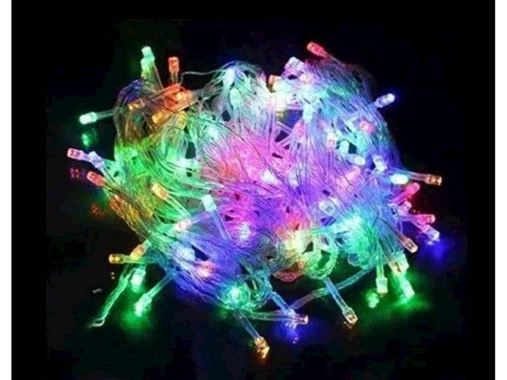 Гирлянда 400LED мульти 24м прозрачный провод ТМ КИТАЙ Киев - изображение 1