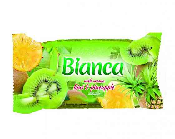 Мыло туалетное Киви и Ананас 140г ТМ Bianca Киев