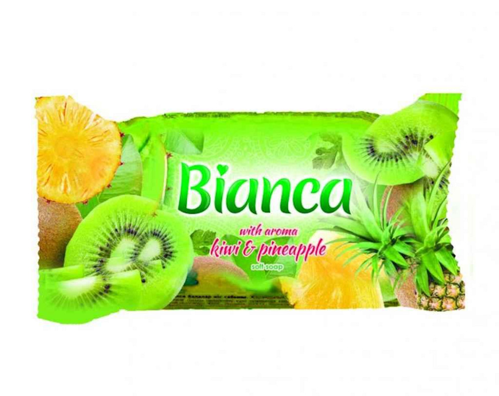 Мыло туалетное Киви и Ананас 140г ТМ Bianca Киев - изображение 1