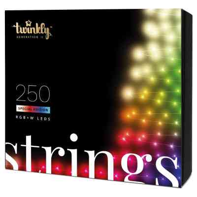Гірлянда Twinkly Smart LED Strings RGBW 250, BT+WiFi, Gen II, IP44, кабель пр (TWS250SPP-TEU) Вінниця