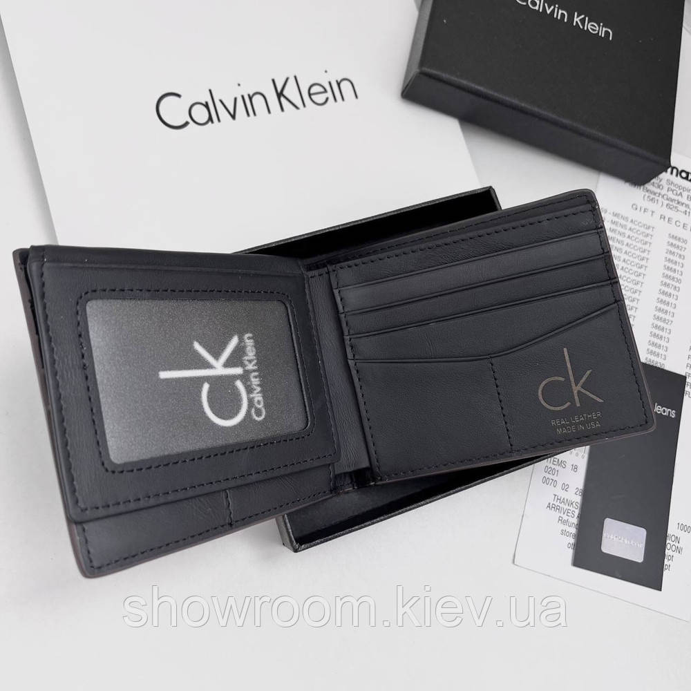 Чоловіче брендове портмоне Carbon чорний Київ - фото 3