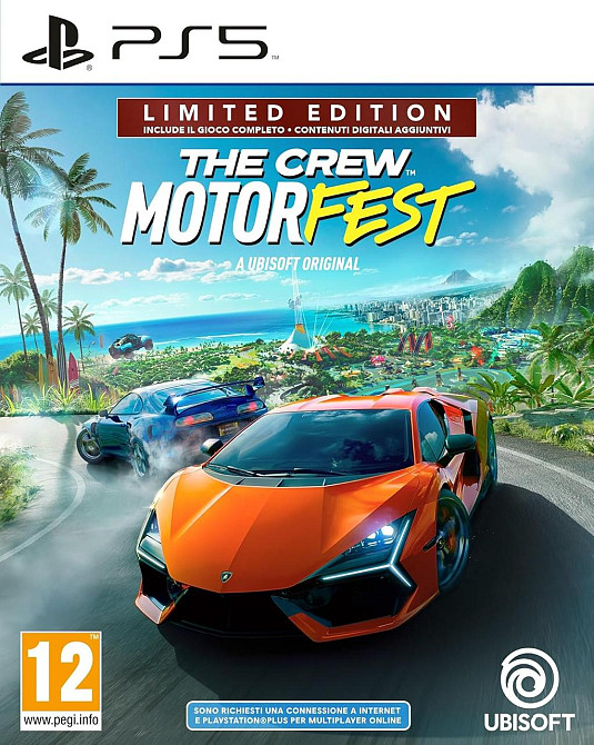Гра Ubisoft The Crew Motorfest Limited Edition PS5 Чорний Porsche 718 Spyder Ексклюзив Київ - фото 1