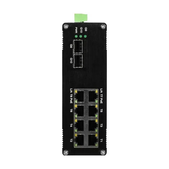 PoE-комутатор 10-портовий керований L2+ E-LINK LNK-IMC208-2.5GPM-SFP+ 2.5G з 8 портами PoE, 240W (73-00139) Київ