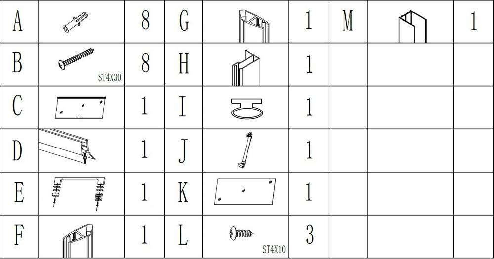 Душова квадратна кабіна без піддона LYNA N90TC (N90T) BRAVO (1уп.) Київ - фото 4