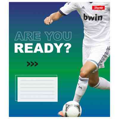 Тетрадь 1 вересня А5 1В Are you ready 48 листов линия (767374) Винница