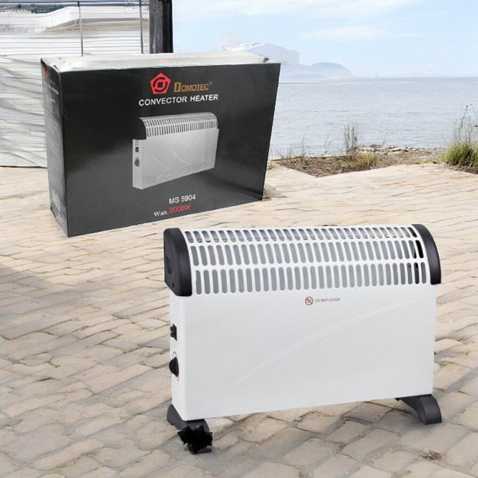 Электроконвектор Domotec Heater MS-5904 2000 Вт с 3 уровнями регулировки температуры Вт Белый 4587 Киев - изображение 1