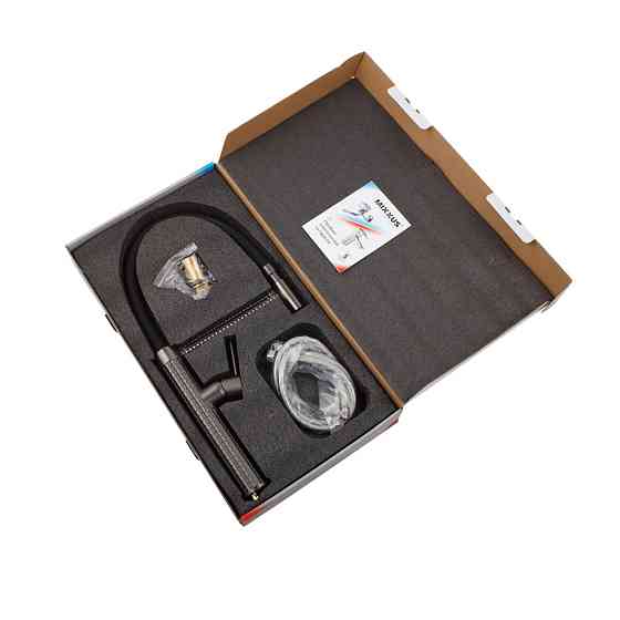 Кухонный смеситель Mixxus Premium Oliwer 017 графитовый REFL.BLACK (MI6967) Харьков