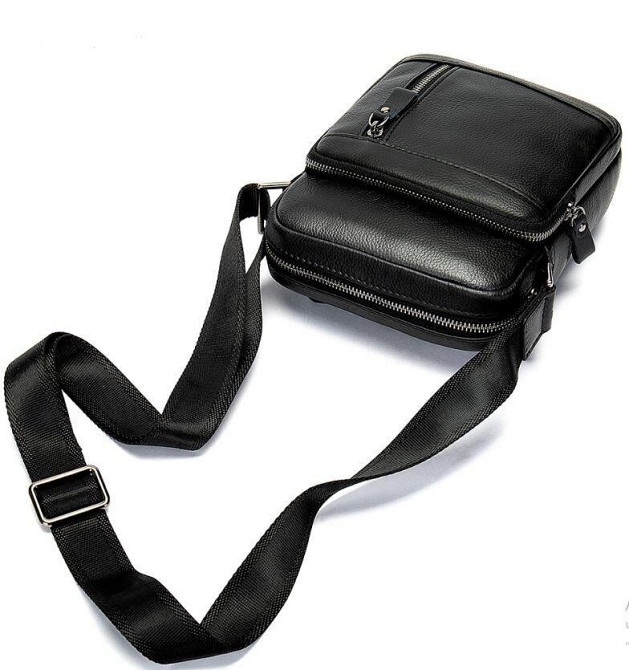 Сумка мужская Vintage 14701 Черная Киев - изображение 7