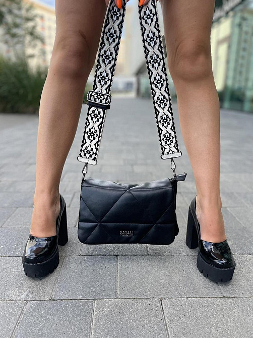 Туфлі жіночі SOFIS чорні лаковані шкіра каблук 12.5см розмір 36 (5276) Коломия - фото 7