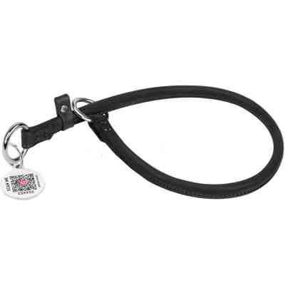 Ошейник для животных WAUDOG Soft с QR паспортом, круглый, Ш 13 мм Д 60 см черный (75221) Винница