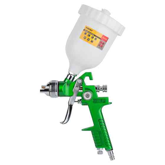 Фарборозпилювач HVLP Ø1.4мм 140-280 л/хв 3бар/б 600 мл (пласт) зелений SIGMA (6812021) Київ
