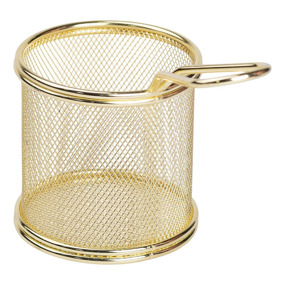 Zhongjing Кошик сервірувальний для картоплі фрі та снеків 9×9×9 см Золота HP-19-5-G Коломия - фото 5