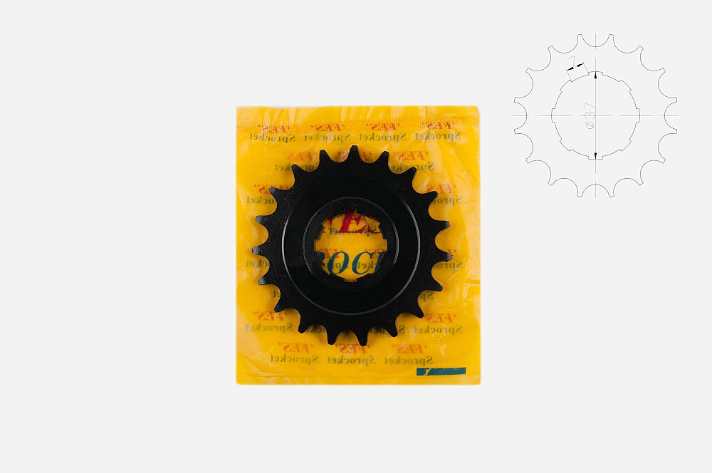 Зірка трансмісії (передня) ІЖ 520-19T FES Київ - фото 1