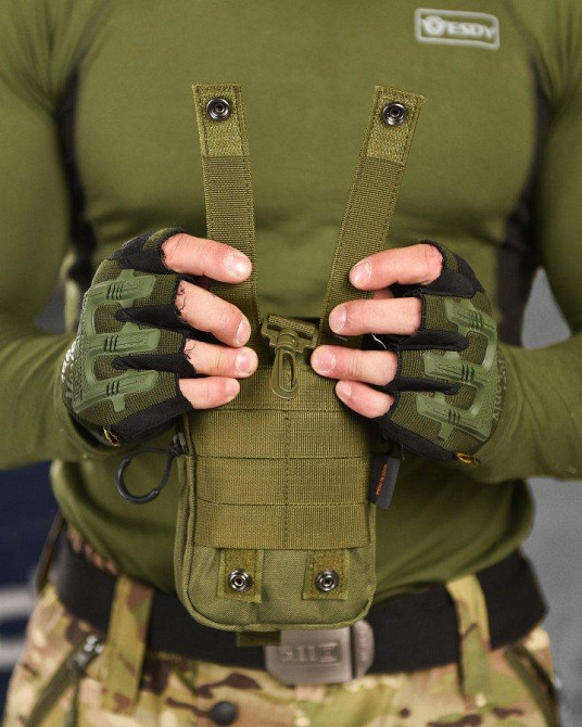 Подсумок тактический SILVER KNIGHT ULTIMATUM олива ОН4822 Одесса - изображение 3