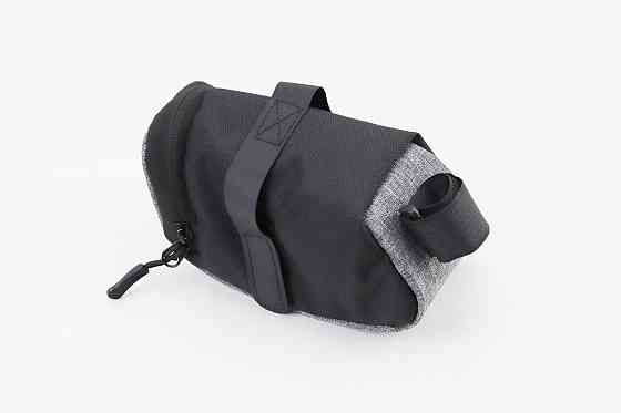 Сумка під сидіння, кріпл. на липучці, чорно-сіра Київ