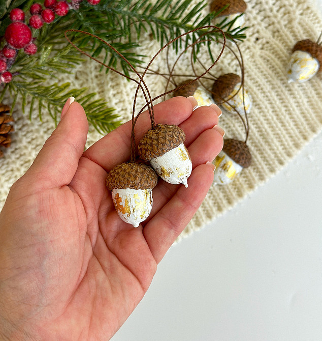 Набор желудей расписанных вручную. Киев - изображение 2