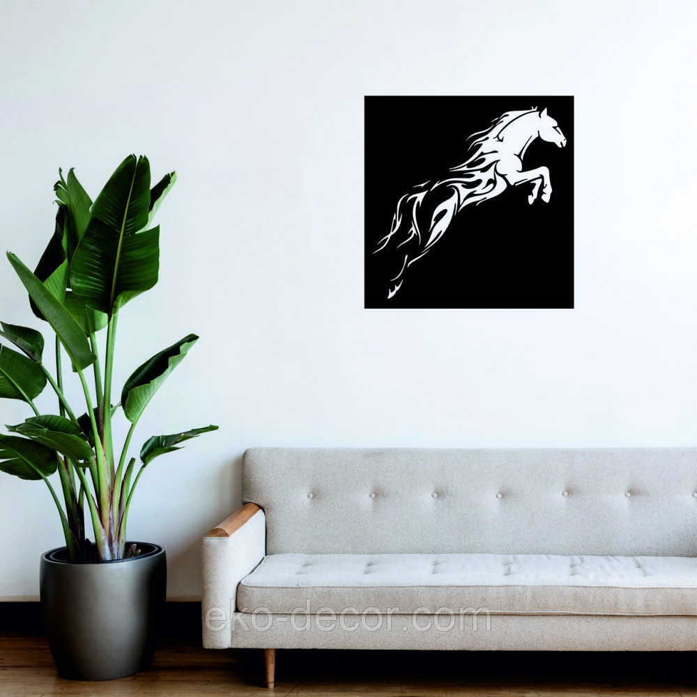 Декоративне настінне Панно «Кінь» Декор на стіну Київ - фото 7