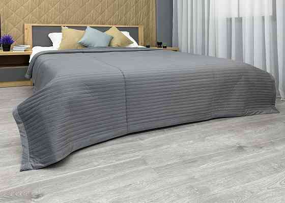 Покрывало велюровое King Size 220х240 см цвет серый (85-208) Киев