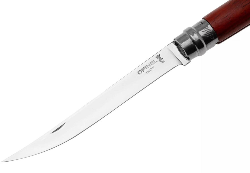 Кухонний ніж філейний Opinel No.12 «Slim Padauk» (002556) Нержавіюча сталь Нововолинськ - фото 4