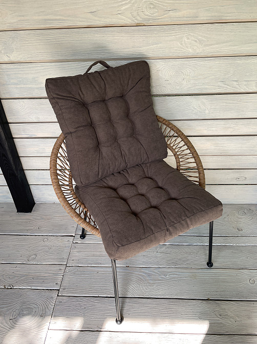 Подушка для стільців (50x50х8 см) Decorator Соро колір коричневий 84-050 Київ - фото 6