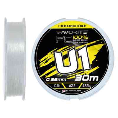 Флюорокарбон Favorite U1 FC 30m 2.5/0.26mm 10.1lb/4.58kg (1693.12.13) Винница