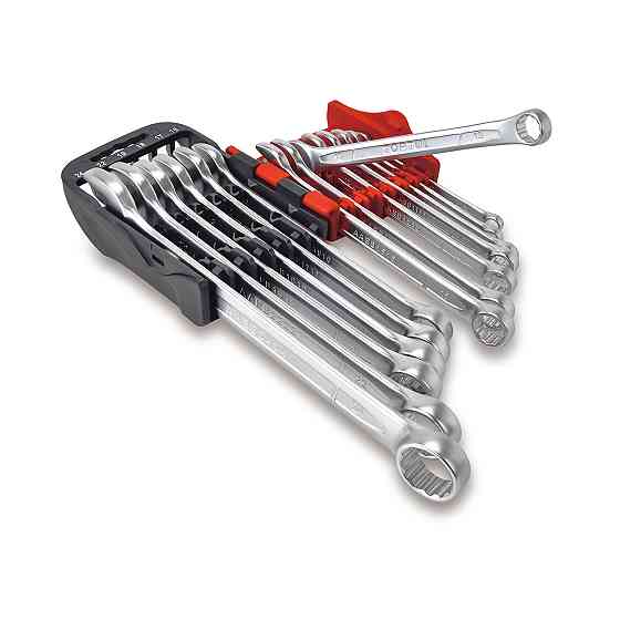 Набір ключів комбінованих 7-24 мм 14ед. на холдері (червоний) TOPTUL GSAB1402 Одеса