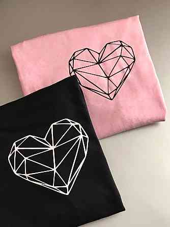 Парні футболки для хлопця та дівчини — Серце Чернівці