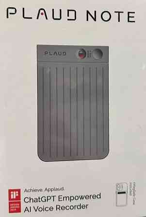 Диктофон PLAUD NOTE ChatGPT Empowered AI Voice Recorder Черный + чехол. Харьков